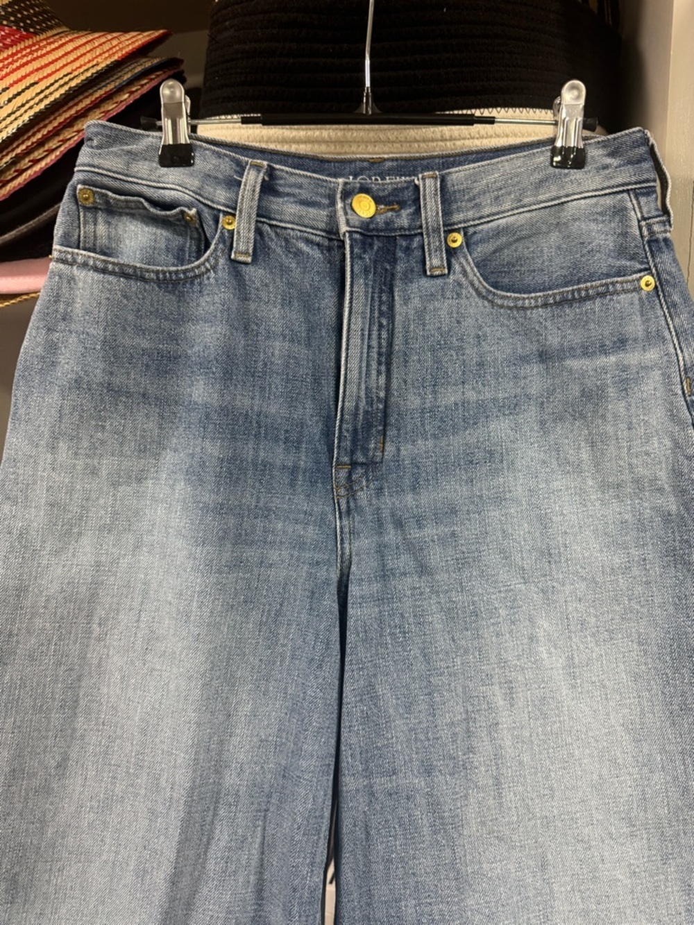 J.Crew High-Rise Super Wide Leg Jeans Size 29 Light Wash - Picture 4 of 5